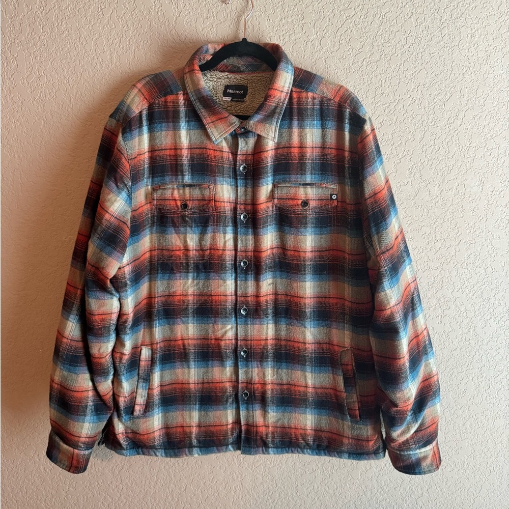Marmot Sherpa lined flannel jacket